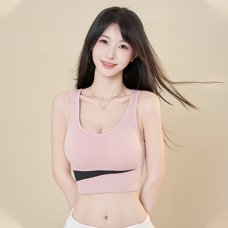 Soutien-gorge de sport dos nu grande taille sans armatures — confort et maintien