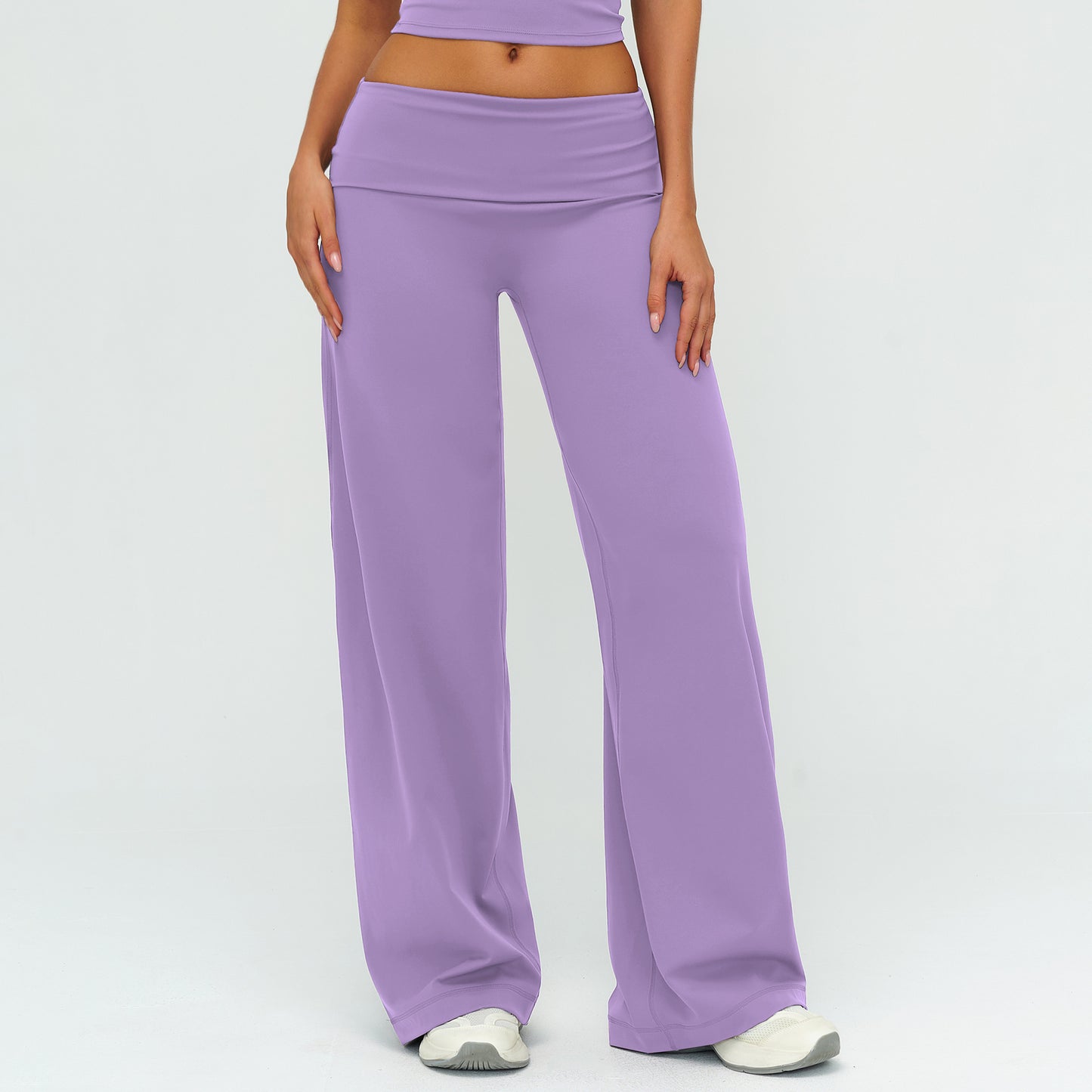 Pantalon à jambes larges — tissu respirant