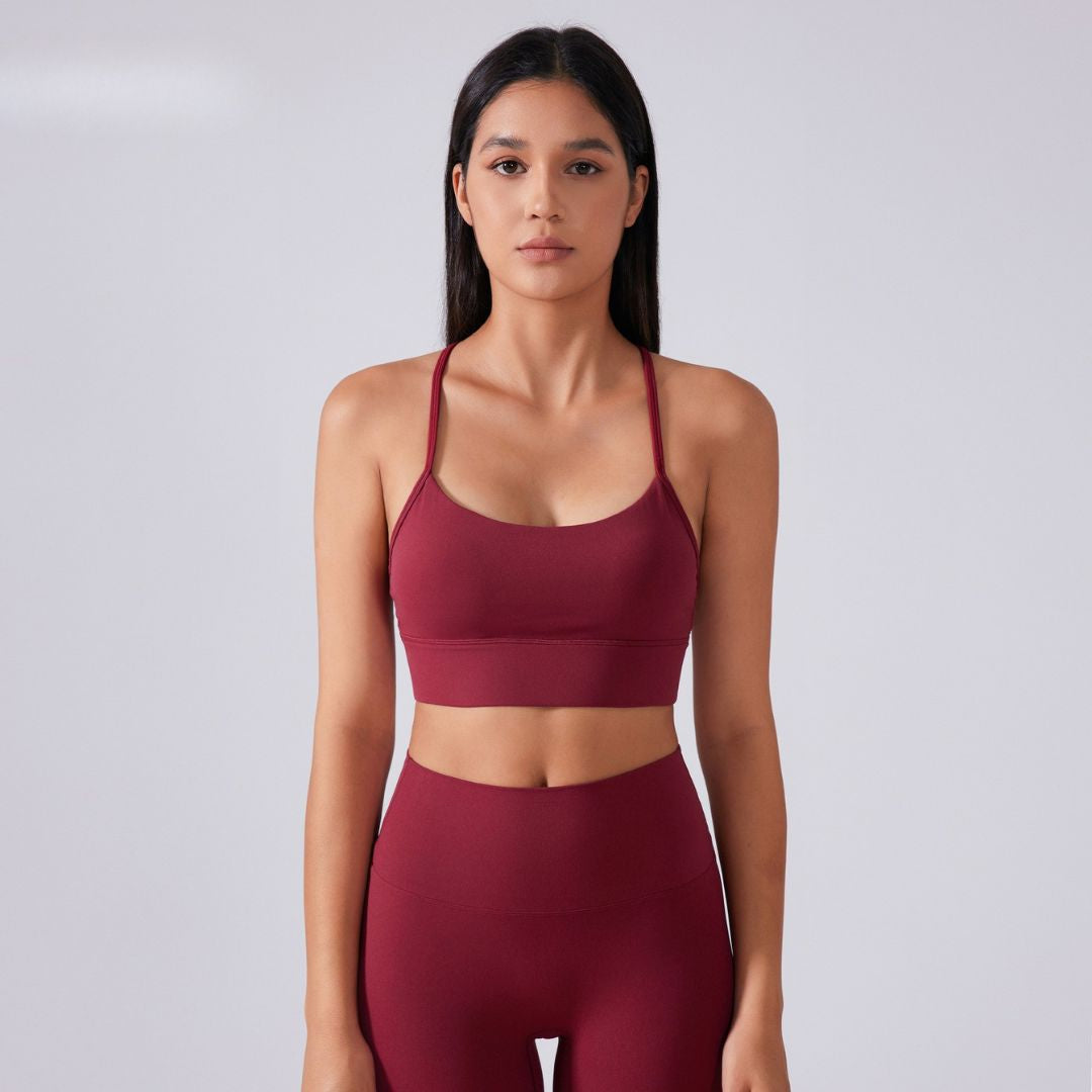 Soutien-gorge de sport dos nu – confort et maintien