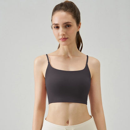 Soutien-gorge de sport NF lycra — effet Nude, bretelles fines