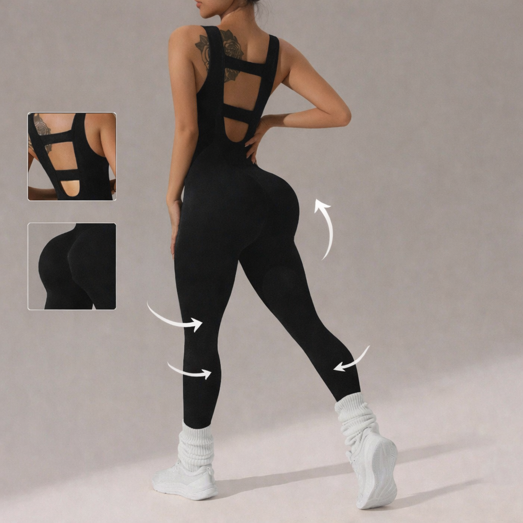 Combinaison de yoga sans coutures — douceur et maintien