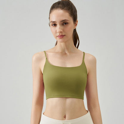Soutien-gorge de sport NF lycra — effet Nude, bretelles fines