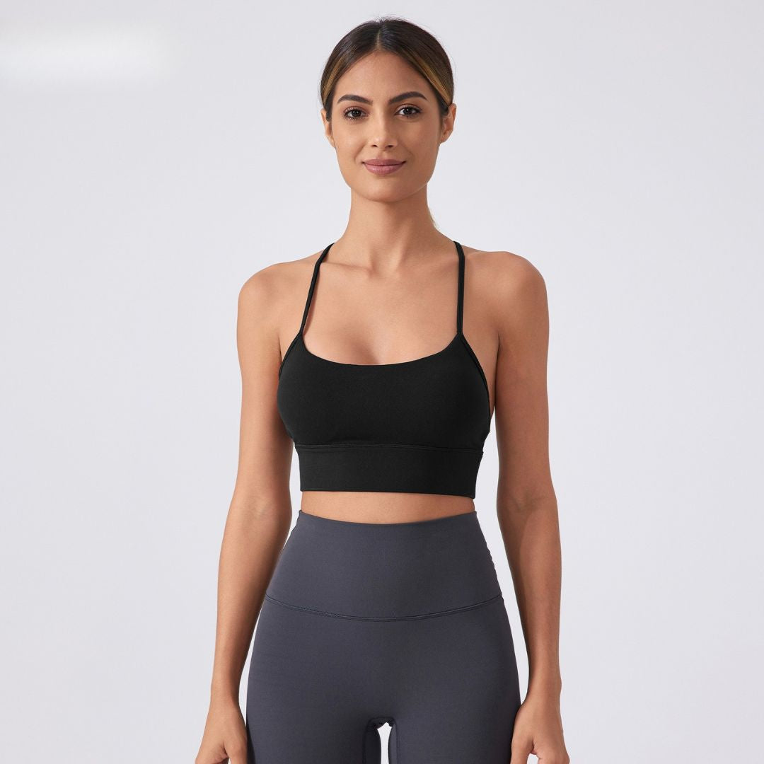 Soutien-gorge de sport dos nu – confort et maintien