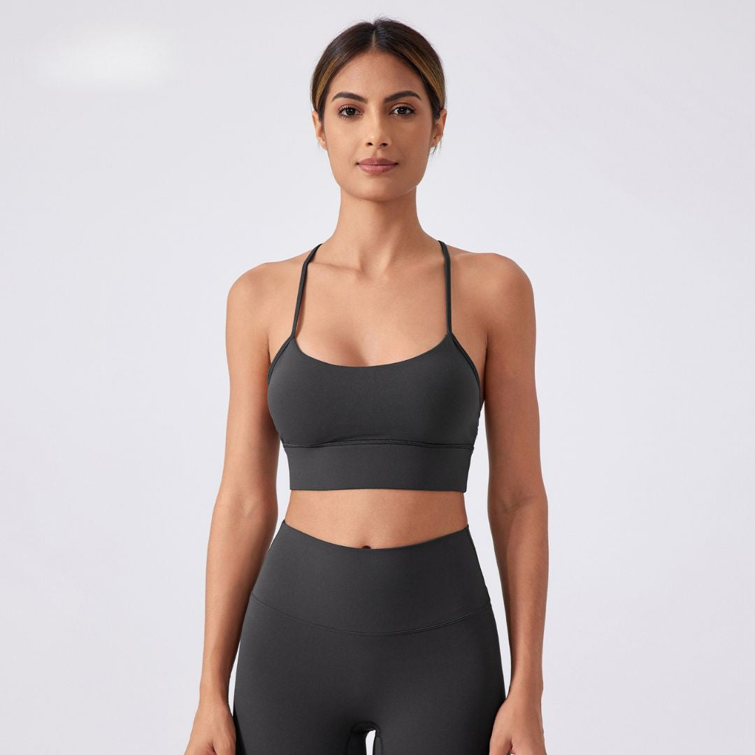 Soutien-gorge de sport dos nu – confort et maintien
