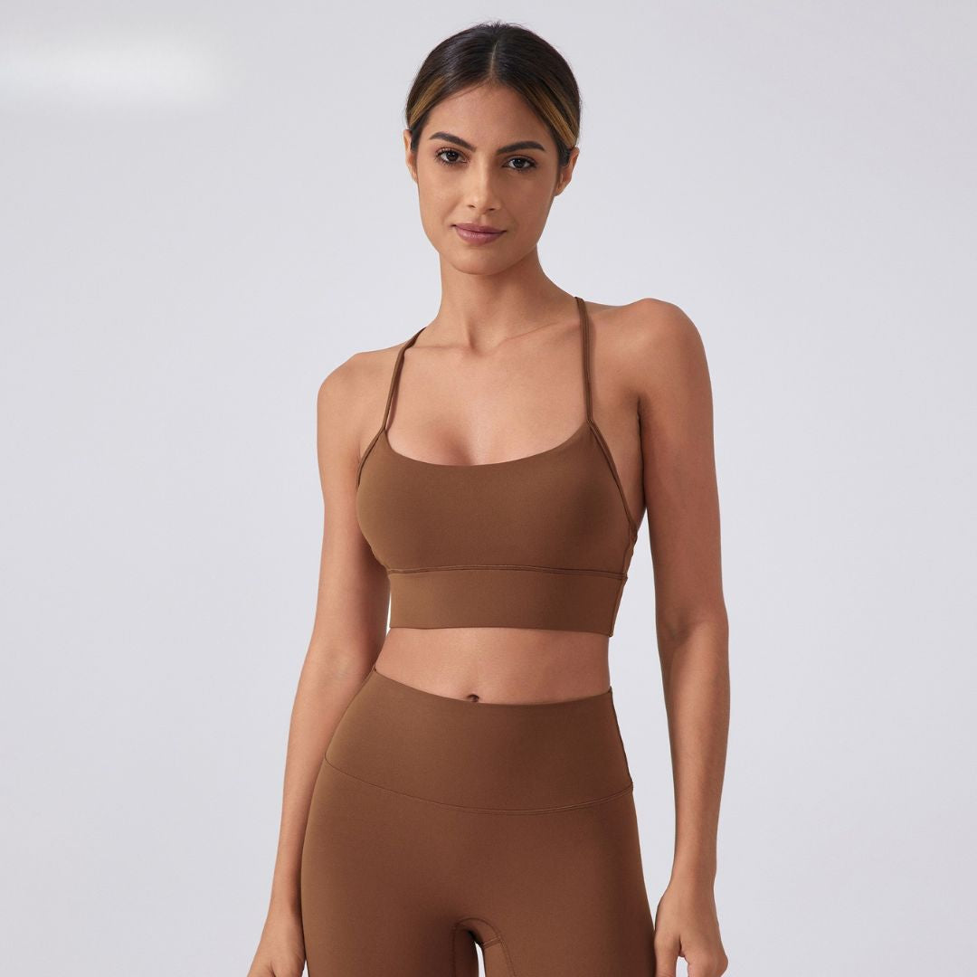 Soutien-gorge de sport dos nu – confort et maintien