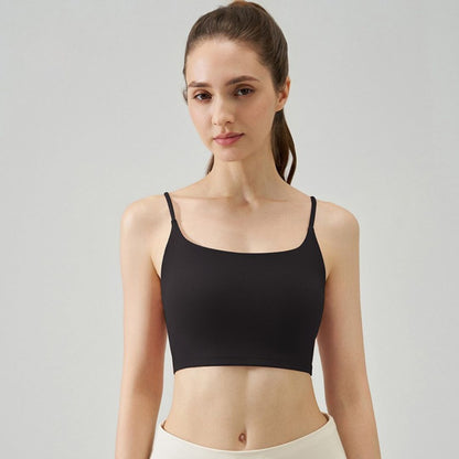 Soutien-gorge de sport NF lycra — effet Nude, bretelles fines