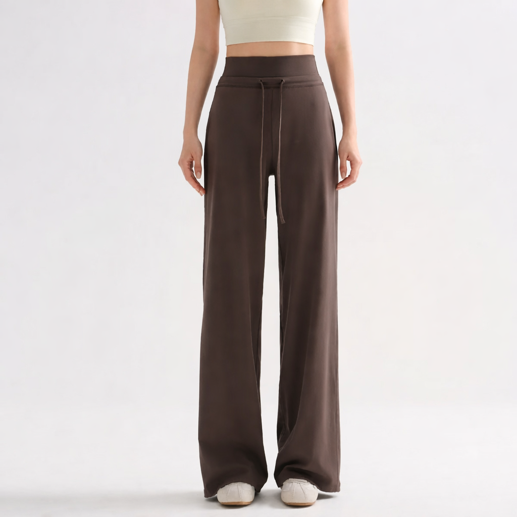 Pantalon Ample Pilates — Confort avec Cordon et Jambes Larges