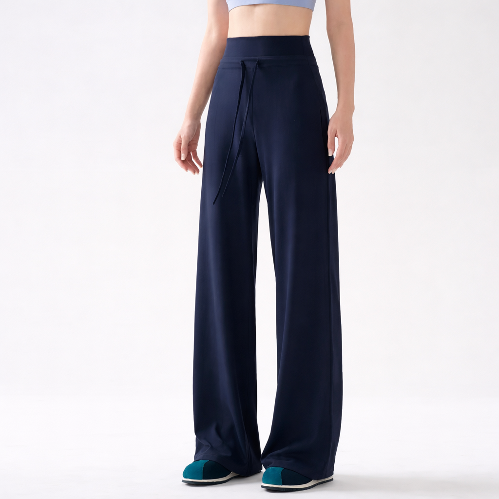 Pantalon Ample Pilates — Confort avec Cordon et Jambes Larges