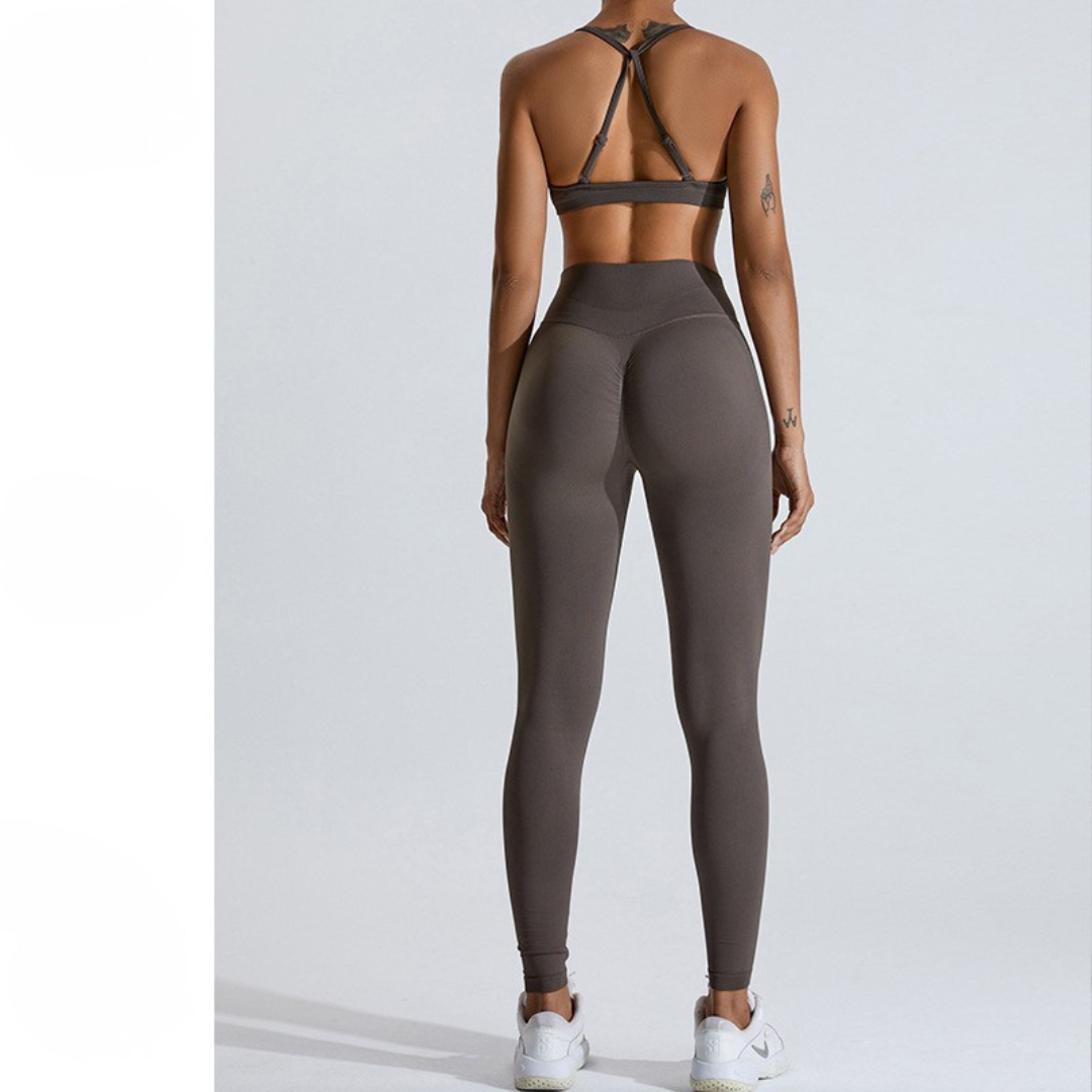 Ensemble de yoga femme — confort galbant et design sans coutures