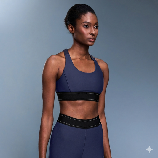 Soutien-gorge de sport — confort avec bretelles réglables bicolores