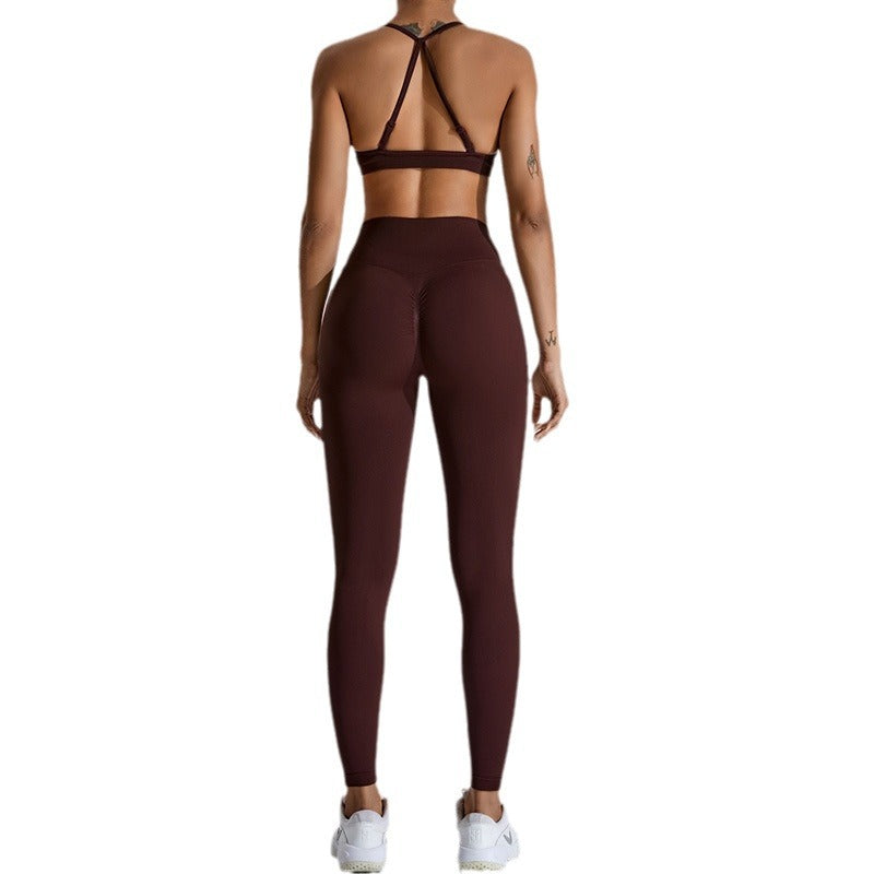 Ensemble de yoga femme — confort galbant et design sans coutures