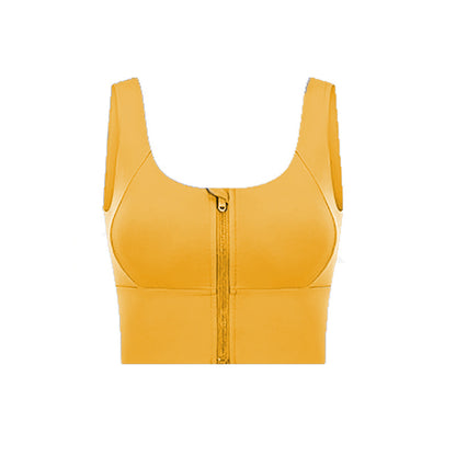 Soutien-gorge de sport zip — résistant et confortable