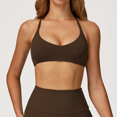 Soutien-gorge de yoga cloud feel — dos croisé, haute intensité