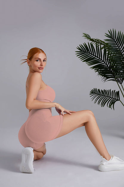 Débardeur yoga femme — dos croisé à fines bretelles