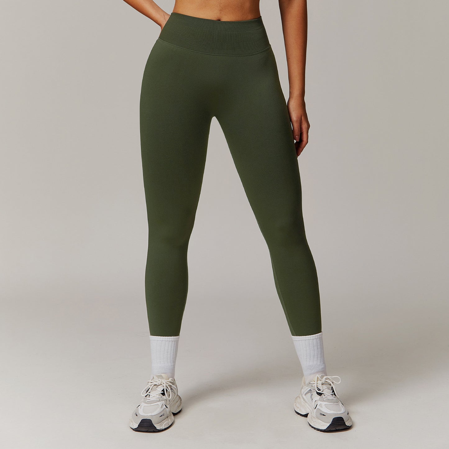 Pantalon de yoga gainant — design sans coutures