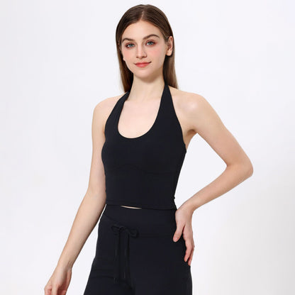 Gilet vanxin femme — yoga confortable avec soutien-gorge intégré