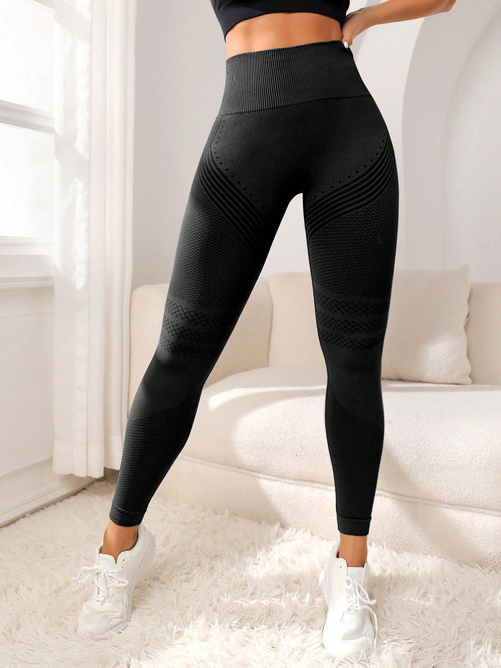 Leggings de sport taille haute — confort et soutien