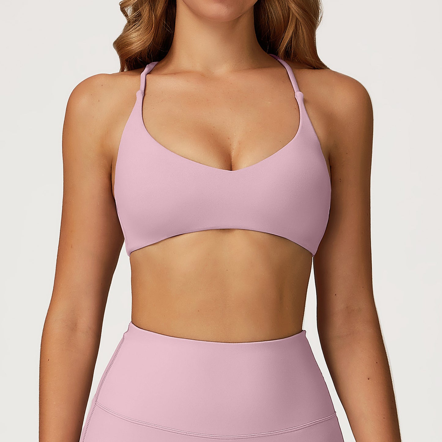 Soutien-gorge de yoga cloud feel — dos croisé, haute intensité
