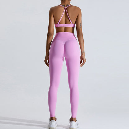 Ensemble de yoga femme — confort galbant et design sans coutures