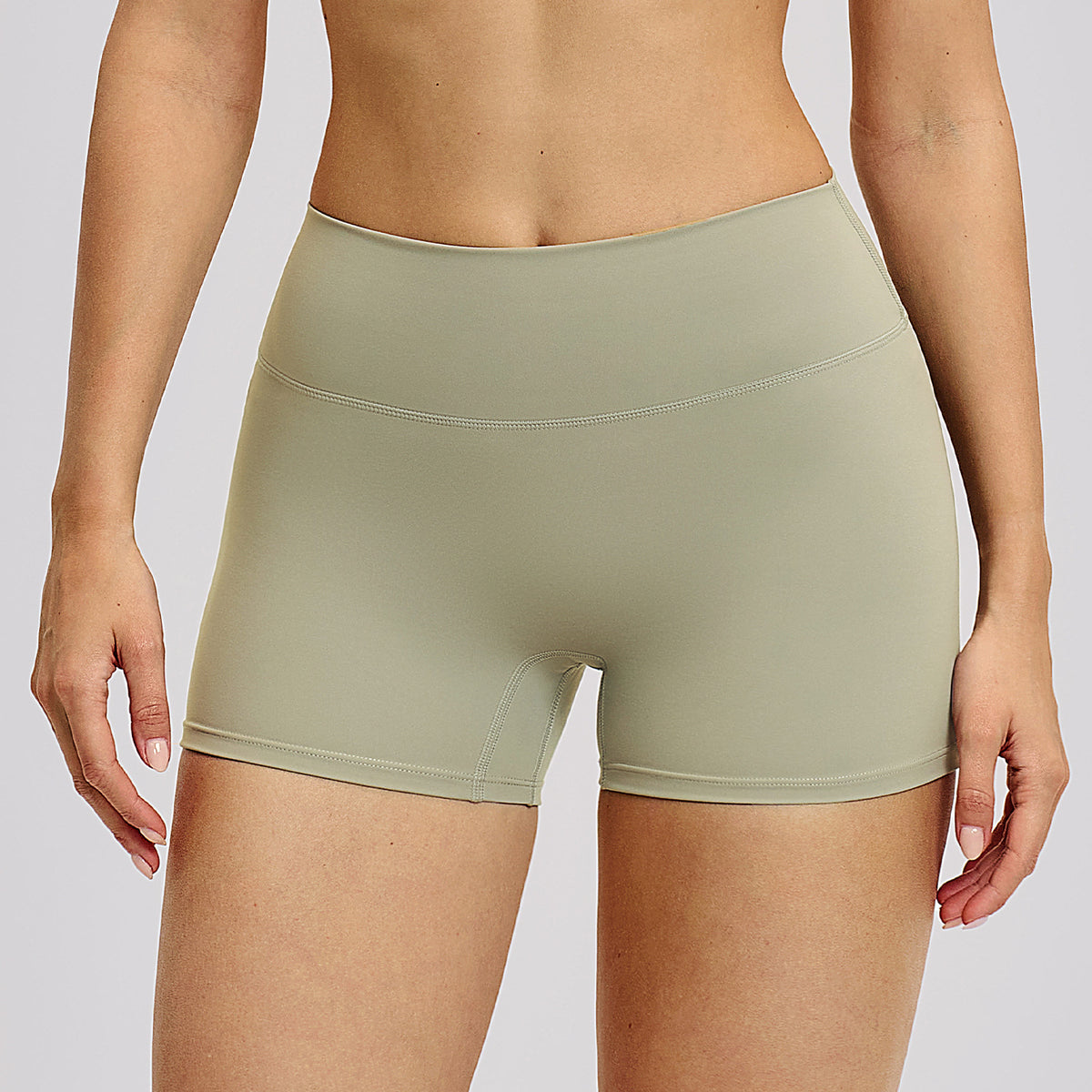 Short de sport femme — taille haute