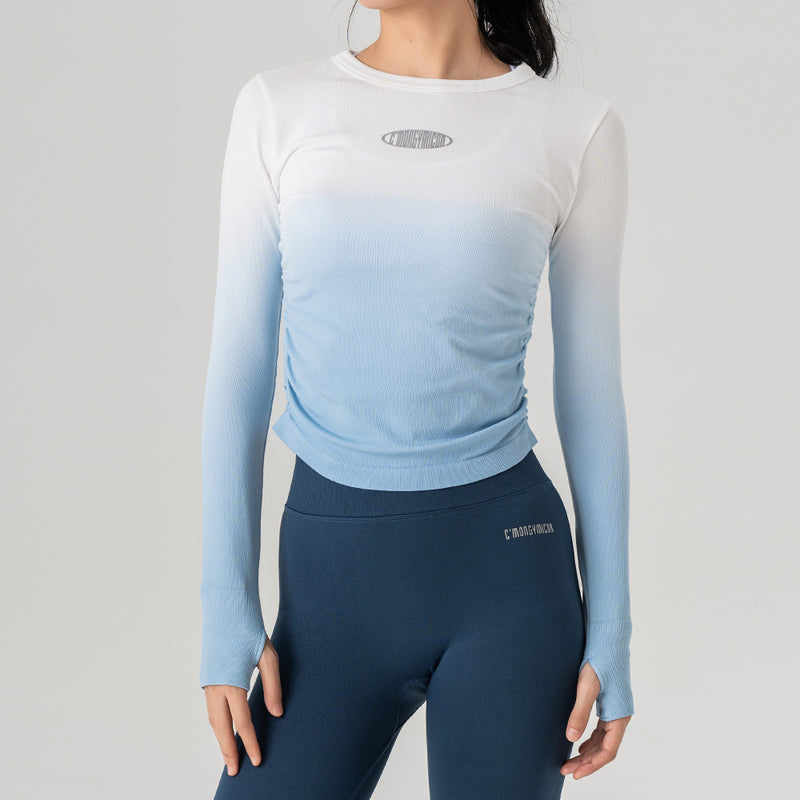 Ensemble de yoga dégradé — confort et modernité