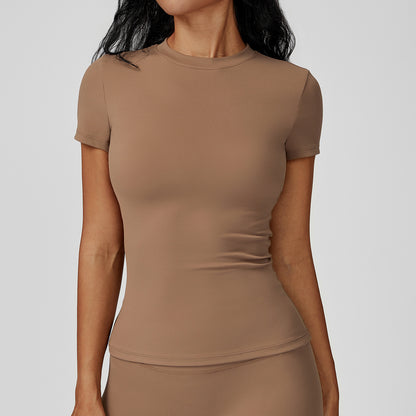 T-shirt yoga femme — respirant