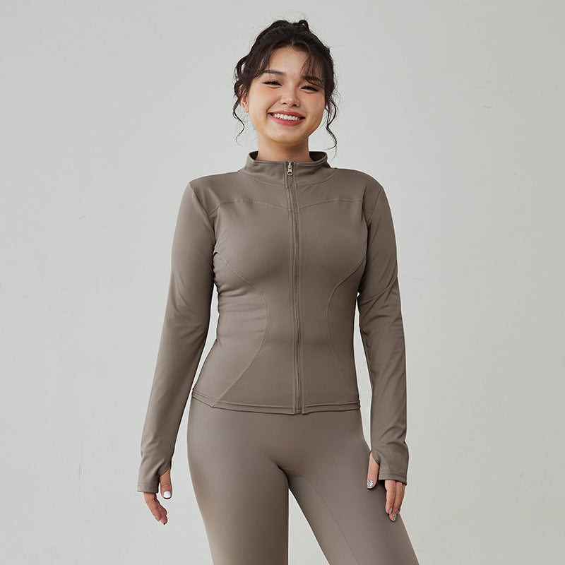 Veste de Yoga Grande Taille — Haut de sport automne-hiver
