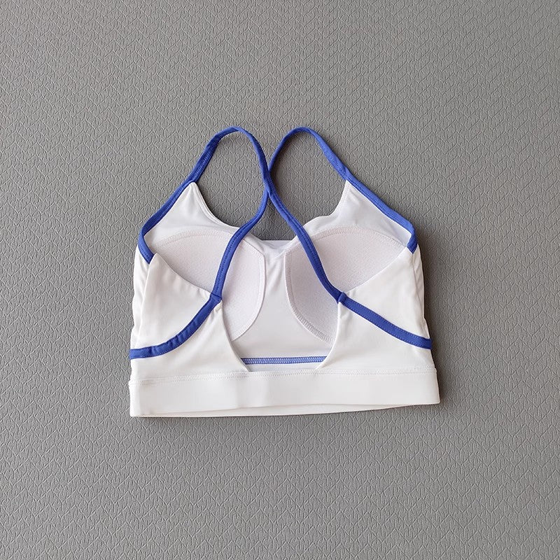 Combinaison fitness femme — dos Nu avec blocs de couleurs
