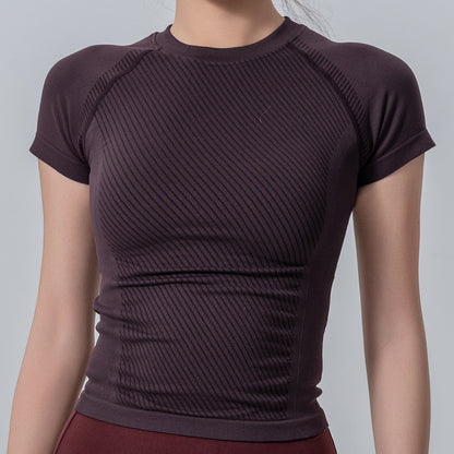 T-shirt de yoga à manches courtes —  confort total au printemps