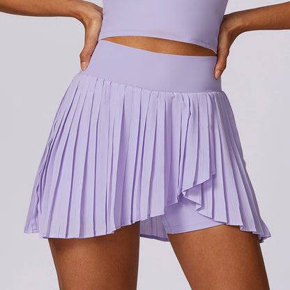Jupe de sport plissée décontractée – confort et style