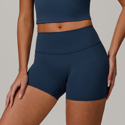 Short de sport femme — taille haute