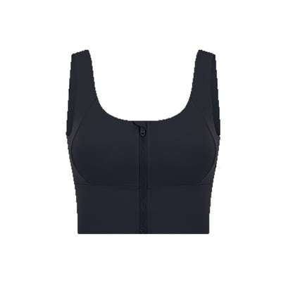 Soutien-gorge de sport zip — résistant et confortable