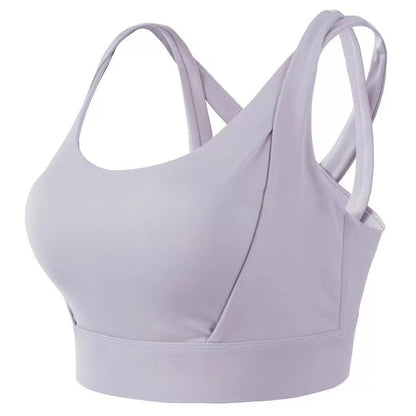Soutien-gorge de sport — antichoc et haut de yoga