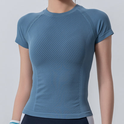 T-shirt de yoga à manches courtes —  confort total au printemps