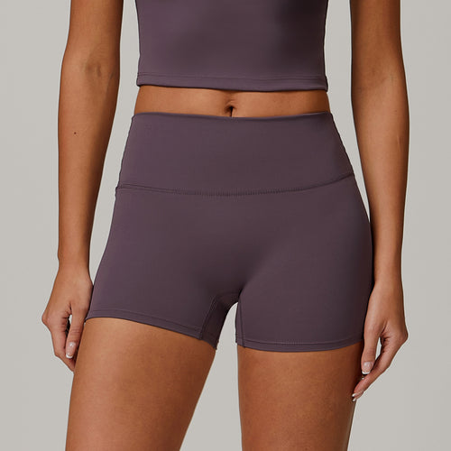 Short de sport femme — taille haute