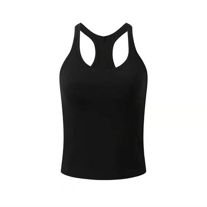 Débardeur sport ajusté à bretelles — Idéal pour le fitness et la course