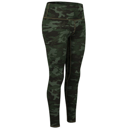 Pantalon de yoga camouflage — effet push-up et confort optimal