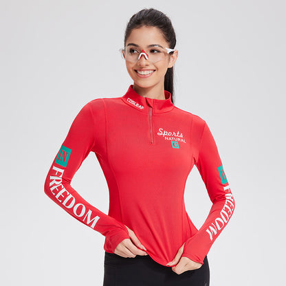 Vêtement de yoga demi-zip – Confort et élégance pour vos séances