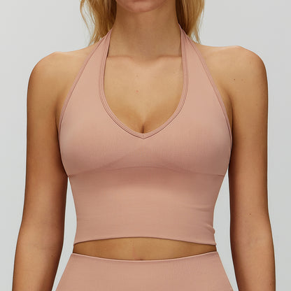 Soutien-gorge yoga — respirant à dos nu