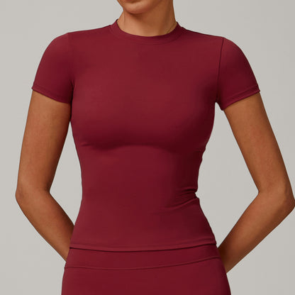 T-shirt yoga femme — respirant