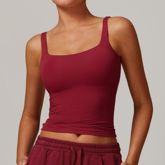 Débardeur de yoga moulant — style européen