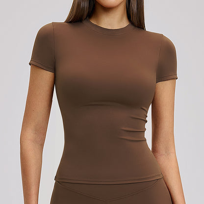 T-shirt yoga femme — respirant