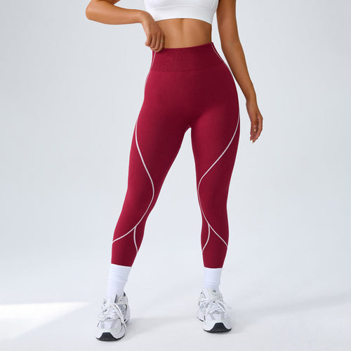 Pantalon color-block yoga — idéal pour la course