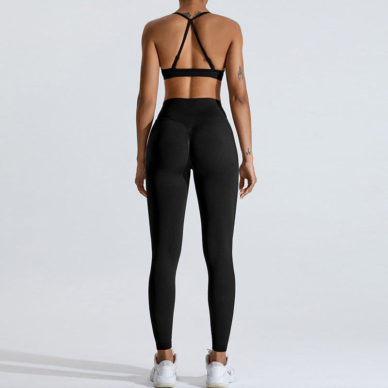 Ensemble de yoga femme — confort galbant et design sans coutures
