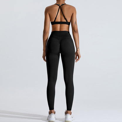 Ensemble de yoga femme — confort galbant et design sans coutures