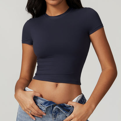 T-shirt fitness femme stretch — léger