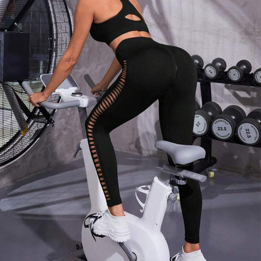 Legging gainant en maille — confort et élasticité
