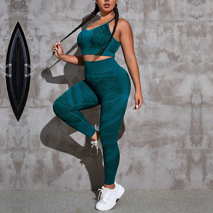 Ensemble de sport deux pièces femme — style européen, confortable