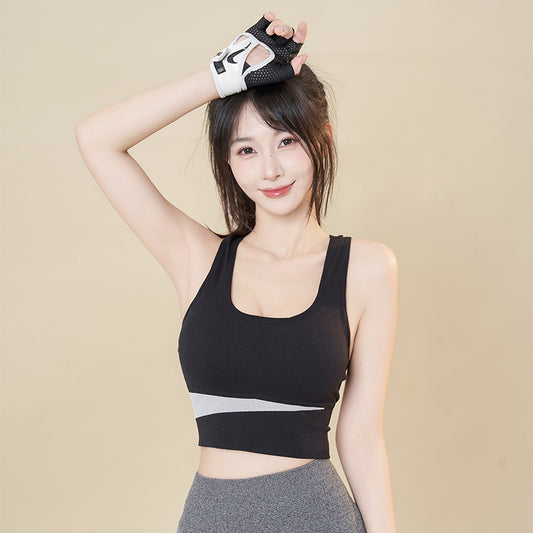 Soutien-gorge de sport dos nu grande taille sans armatures — confort et maintien