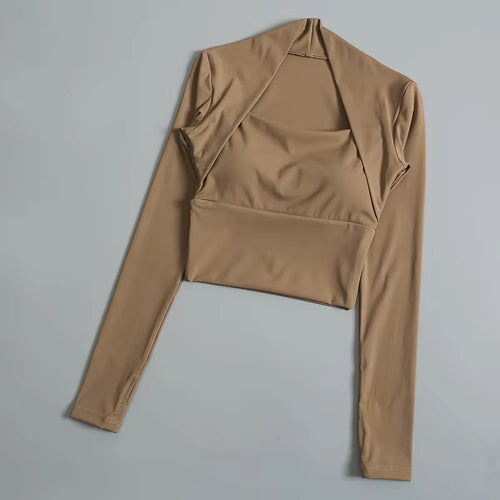 Haut de sport avec coussin de poitrine — Confort et soutien pour vos entraînements